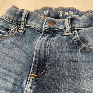 12 slim GAP boys denim